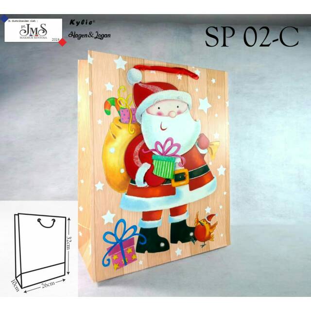 

Papper Bag 02C Santa And Presents