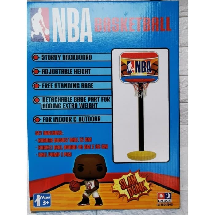 Ring Basket Bola Mainan Anak /  Justie League NBA and Animal BasketBall