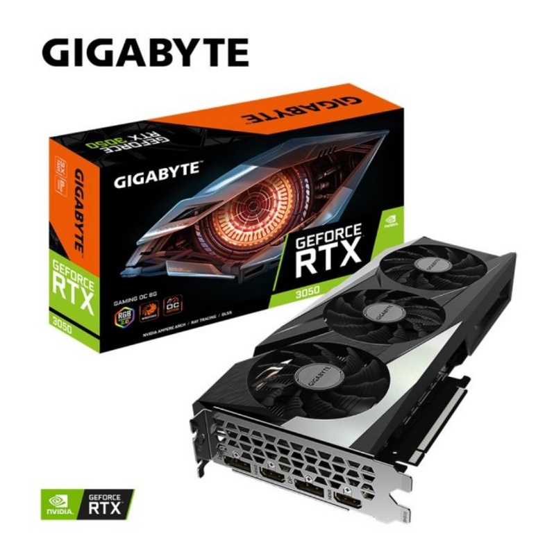 VGA GIGABYTE RTX 3050 GAMING OC 8GB