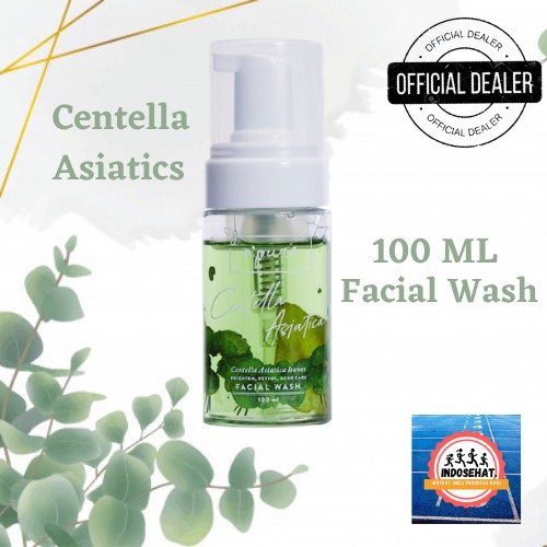 NPURE Cica Facial Face Wash Foam - Pembersih Pencerah Perawatan Acne Wajah Centella Asiatica