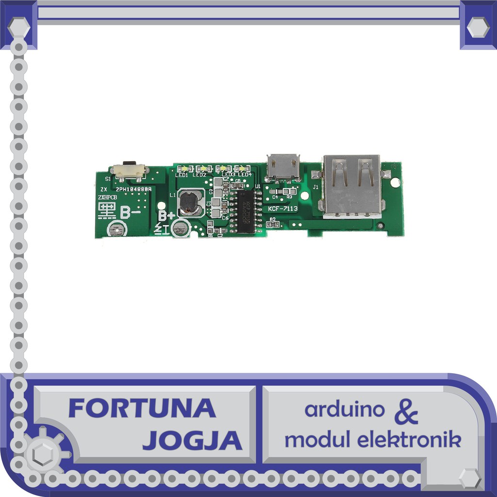Modul Powerbank 5V 1A KCF7113 Led Indikator