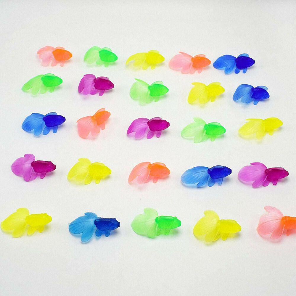 Suyo 10pcs Mainan Mandi Bayi Mini Ikan Mas Fish Shower Beach Game