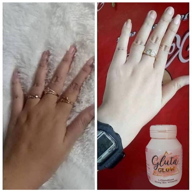 GLUTA GLOW WHITENING STRONG CEPAT PUTIH TANPA SUNTIK PUTIH ISI 60KAPSUL