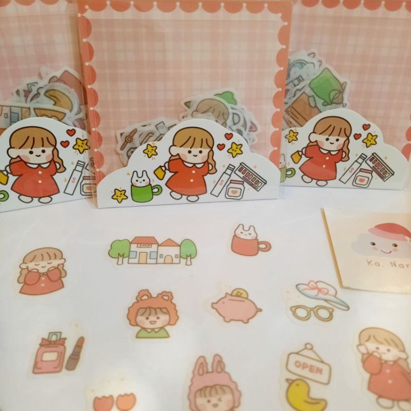 

Nara stiker cute girl aesthetic