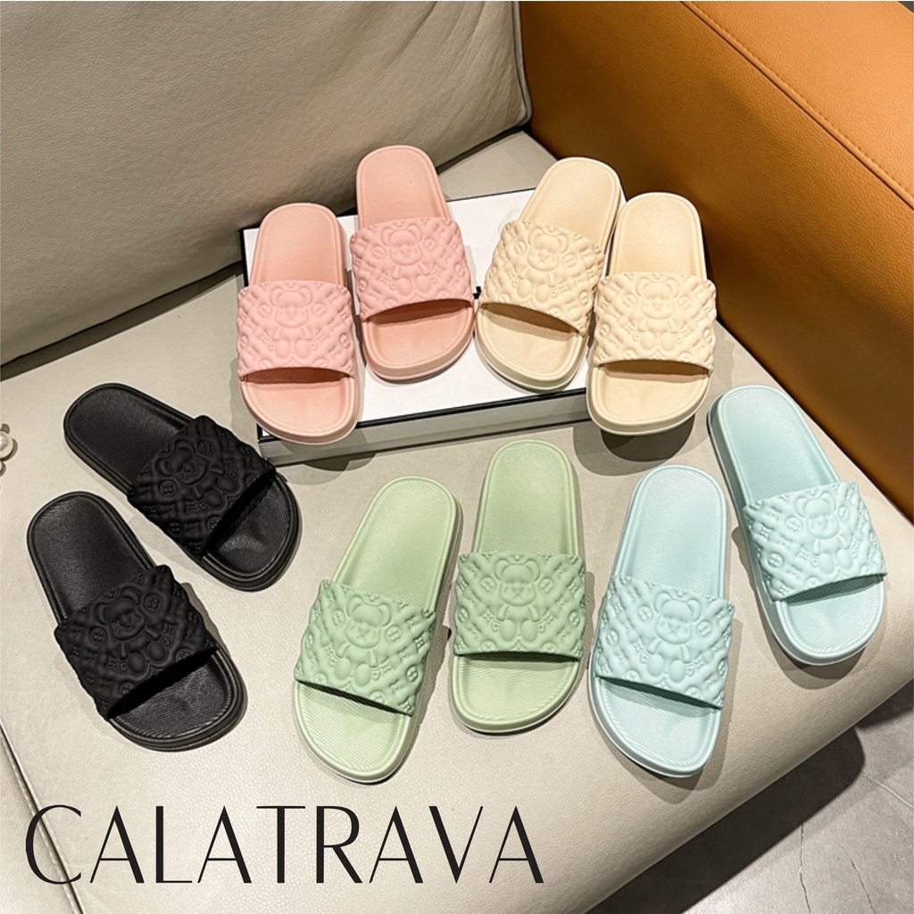 Sandal Jelly Wanita Calatrava Sendal Wanita Beruang Sandal Slop Anti Slip Wanita | V202-A39