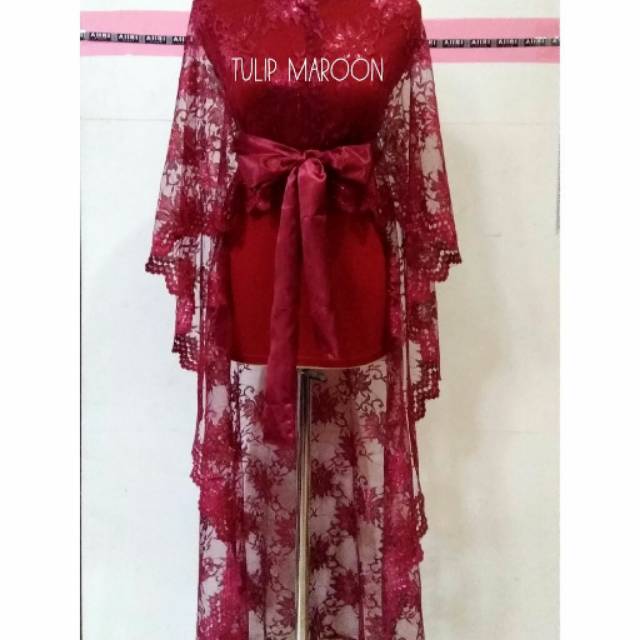 Kebaya/Long Cape/brokat/brukat/Kebaya Lamaran/Kebaya pengantin/Kebaya modern/kebaya muslim/Brokatku