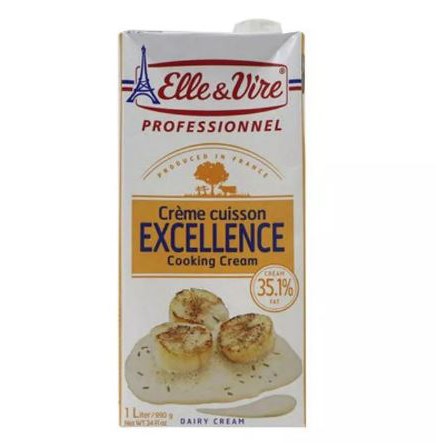 

Cooking Cream Elle&Vire 1ltr / ellevire elle & vire cooking cream 1ltr