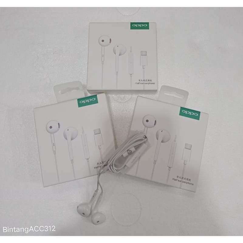 Headset earphone oppo ori type - C