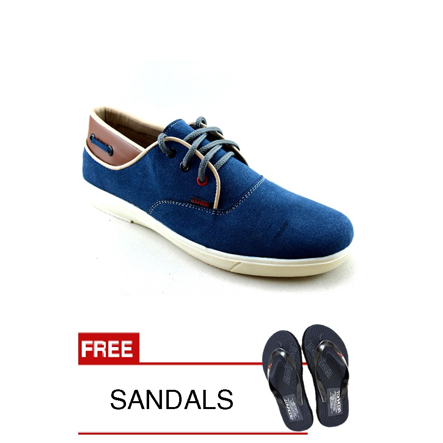 

Redknot - Sneaker Demeter Navy Blue + Bonus Sandal Senilai Rp.25.000,00