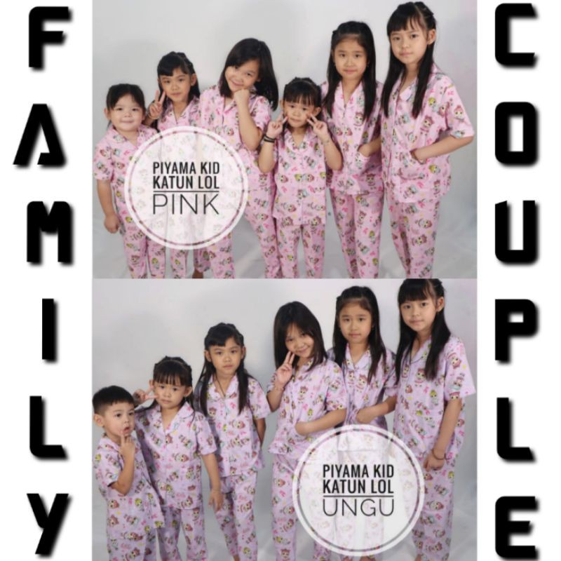 bisa couple ibu dan anak LOL Ungu dan Pink