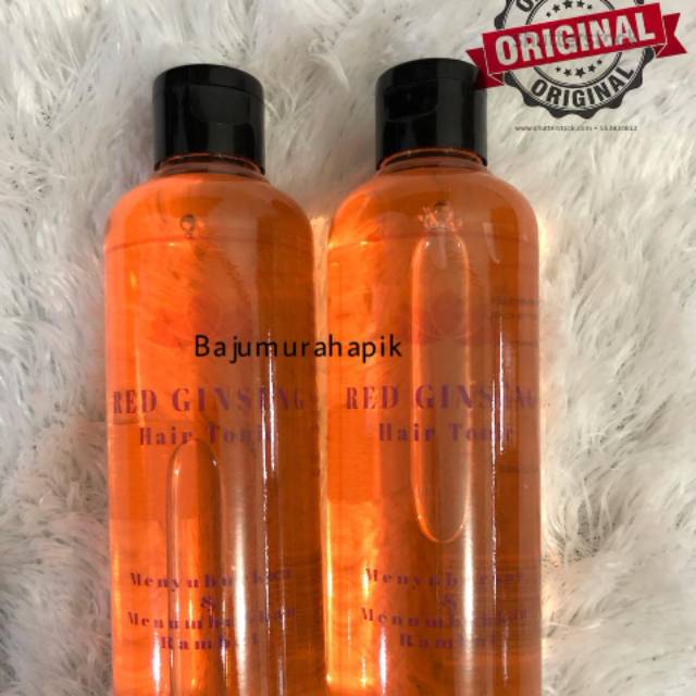 Red Ginseng Hair Tonic Original BPOM/Bio Herbal Red ginseng hair tonic BPOM