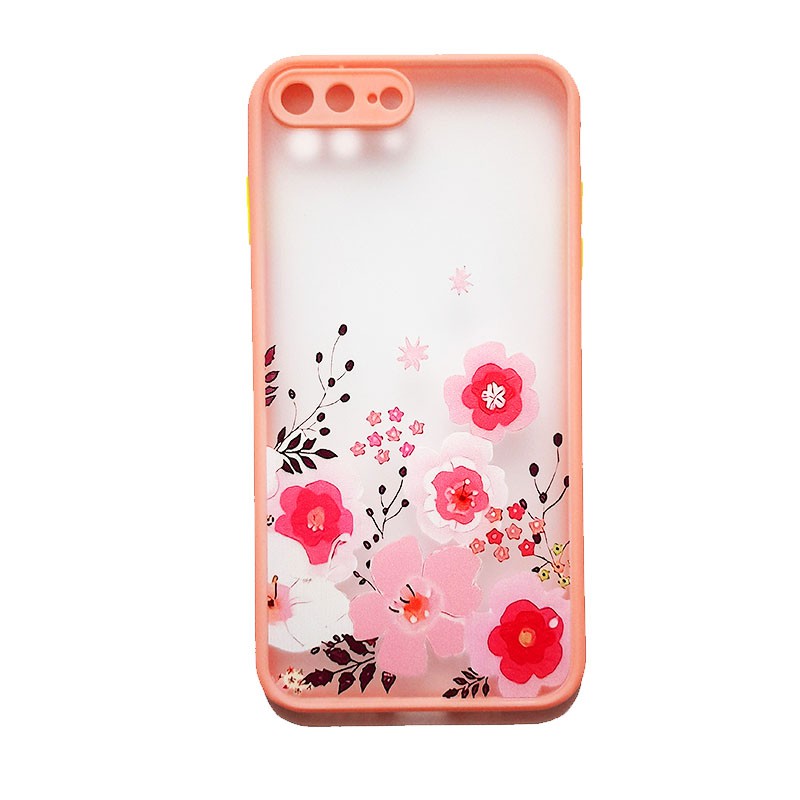 iPhone 11 12 5.8 11 6.1 11 6.5 PRO MAX X XS XR  XS MAX Summer Flowers Hybrid Gambar Pelindung Lensa