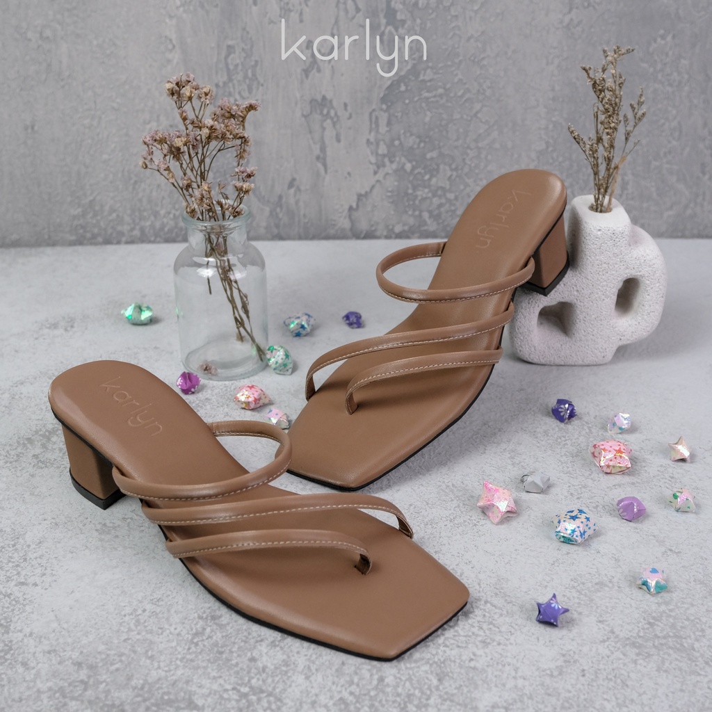 Karlyn Audrey Sandal Heels wanita 5 cm