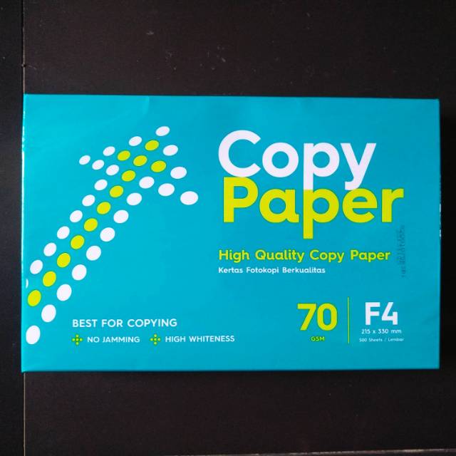 

Kertas HVS F4 70 gram COPYPAPER 1 rim 500 lembar Folio