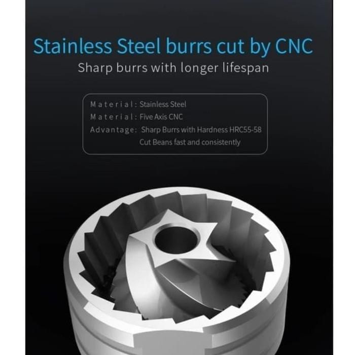 GRINDER KOPI TIMEMORE COFFEE GRINDER CHESTNUT SLIM C1 BLACK - Putih Berkualitas