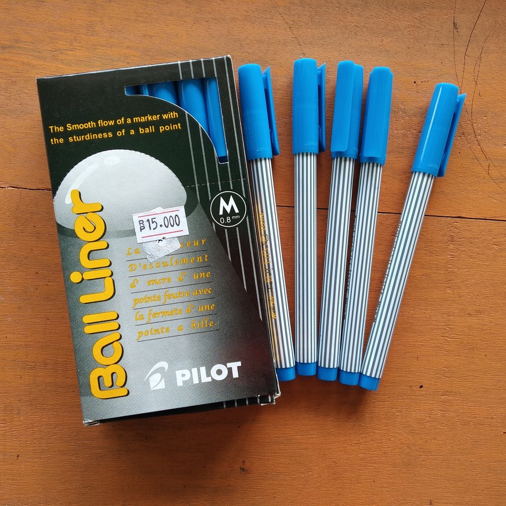 (1 PCS) Pen Pilot Balliner Biru / Hitam / Pulpen Balliner