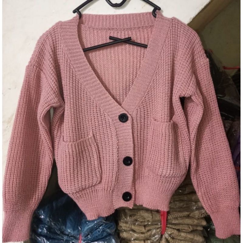 cardigan anak/cardigan candy rajut anak usia 4-7 tahun
