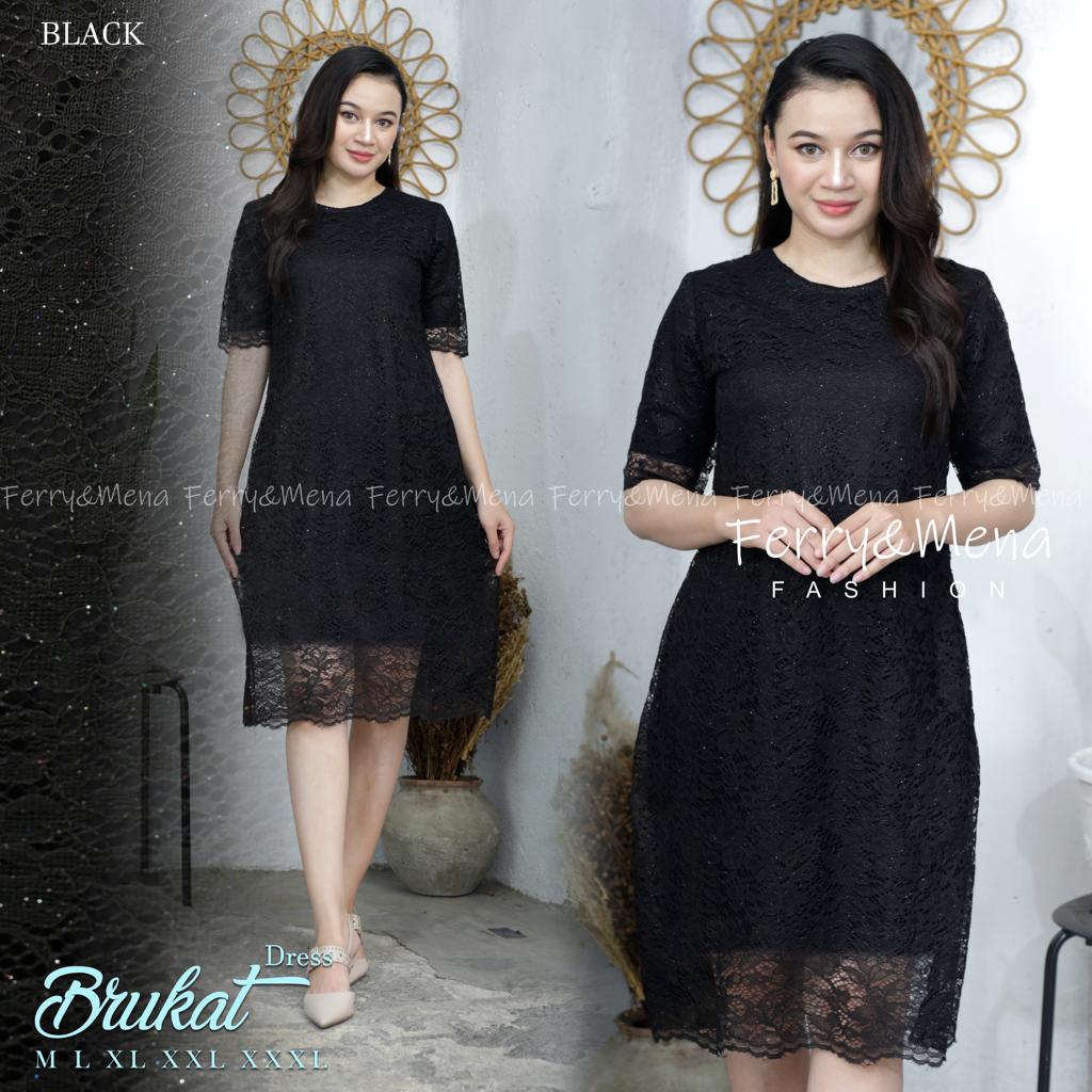 COD// MINI DRESS BROKAT TERBARU/ Kebaya Brokat/kebaya dress natal/ kebaya modern/kebaya dress dottst