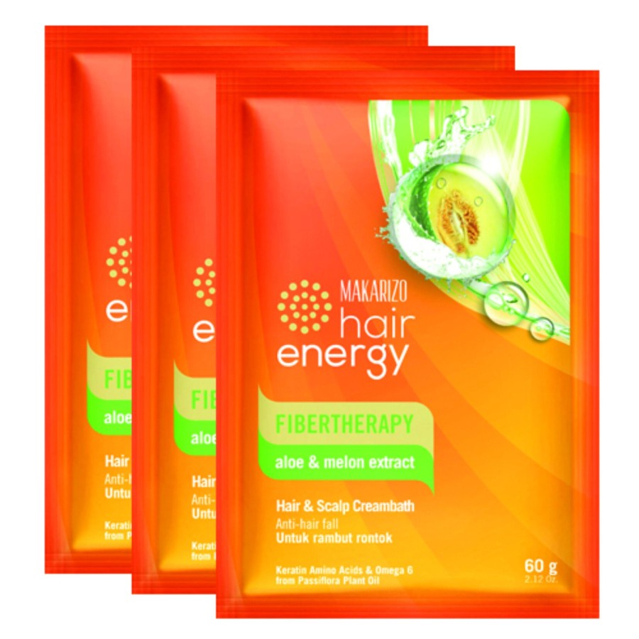 Makarizo Hair Energy Fibertherapy Hair &amp; Scalp Creambath 30Gr