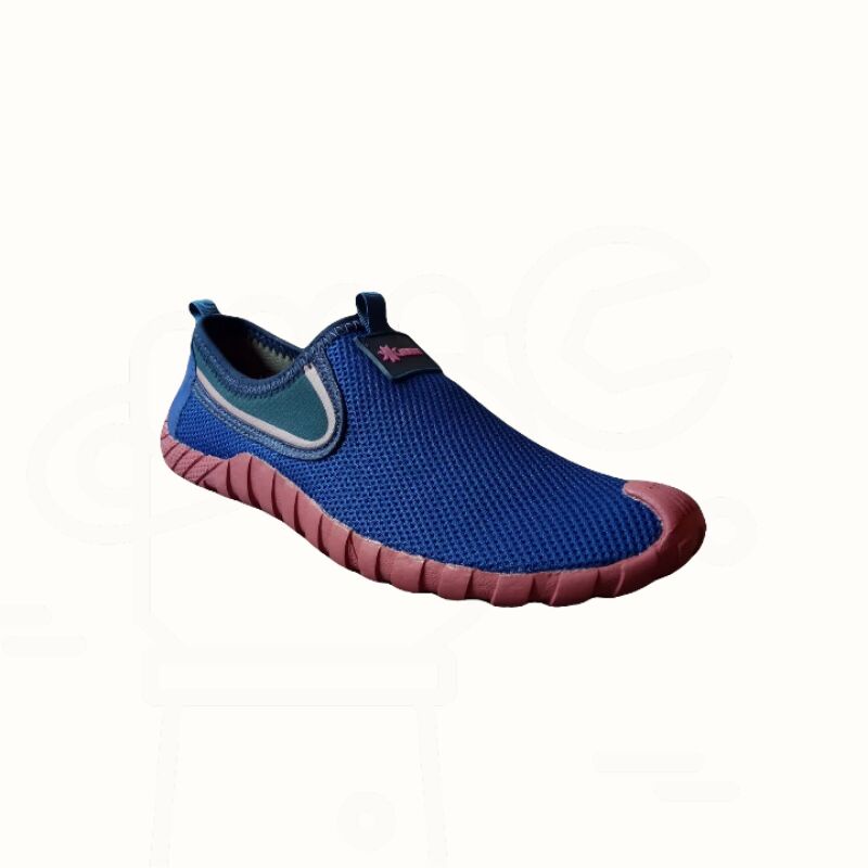 Kinjenk JP 005  sepatu wanita slip on flat balerina navy pink