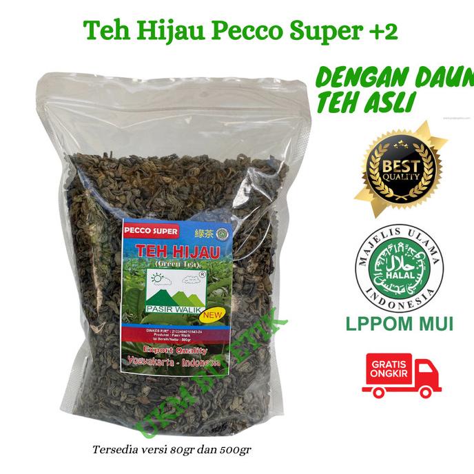 

(BISA COD) 500gr Teh Hijau Super Pecco +2 Berkualitas SPECIAL Kode 479
