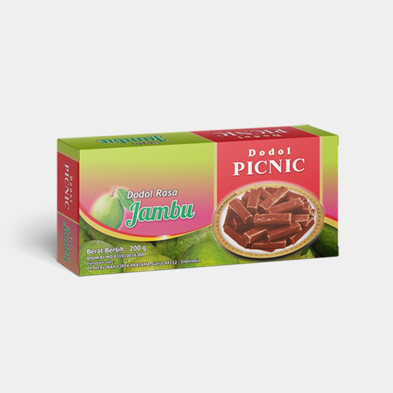 

Dodol Garut Picnic Rasa Jambu 200gr