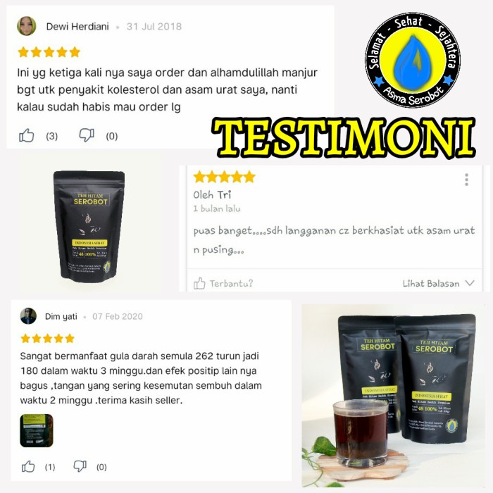 

TRADISIONALMINUMAN- TEH HITAM SEROBOT (MUJAROBAT) -MINUMAN-TRADISIONAL.