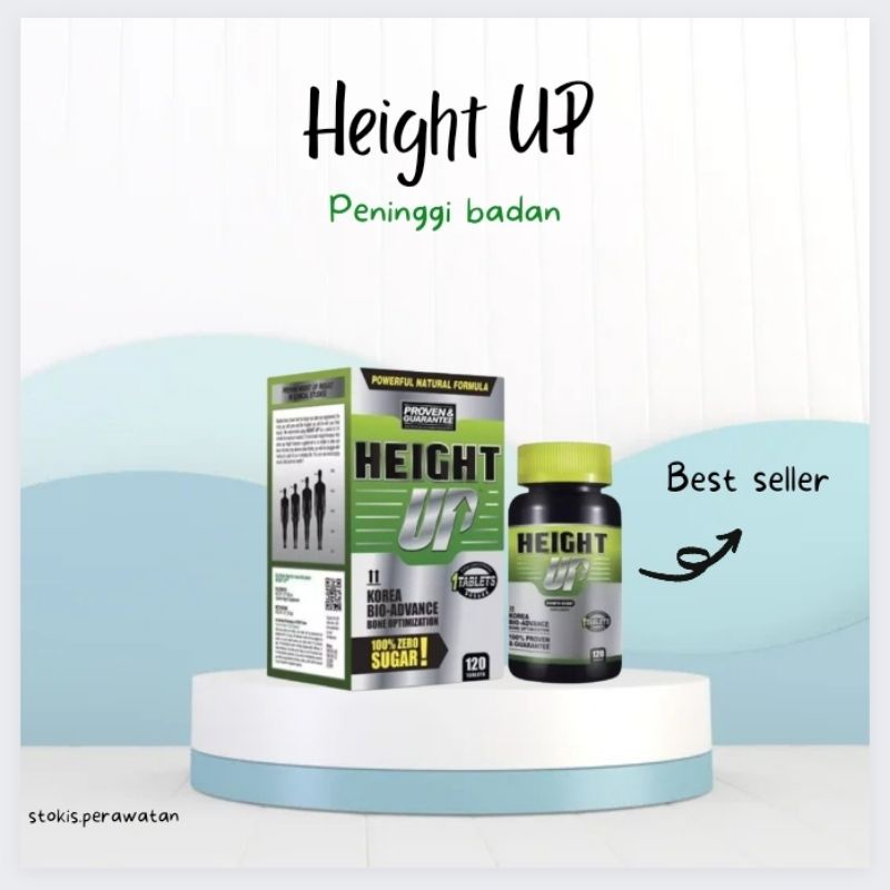 KAPSUL HEIGHT UP PENINGGI BADAN TERBAIK || HEIGHT UP KAPSUL BEST SELLER PENINGGI BADAN ALAMI