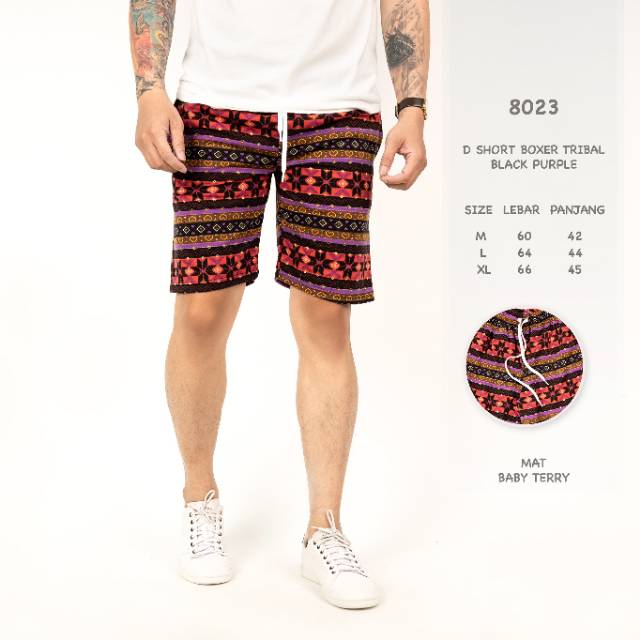 [HARGA TERBAIK] Celana Pendek Boxer Pinggang Karet ( Cocok Untuk Santai,Gym,Pantai)