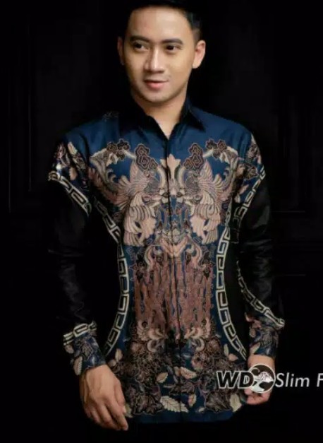 Bswart Batik Hrb026 Kenongo Hem Pendek Padi Pekalongan M L Xl Batik Pria Murah Modern Grosir