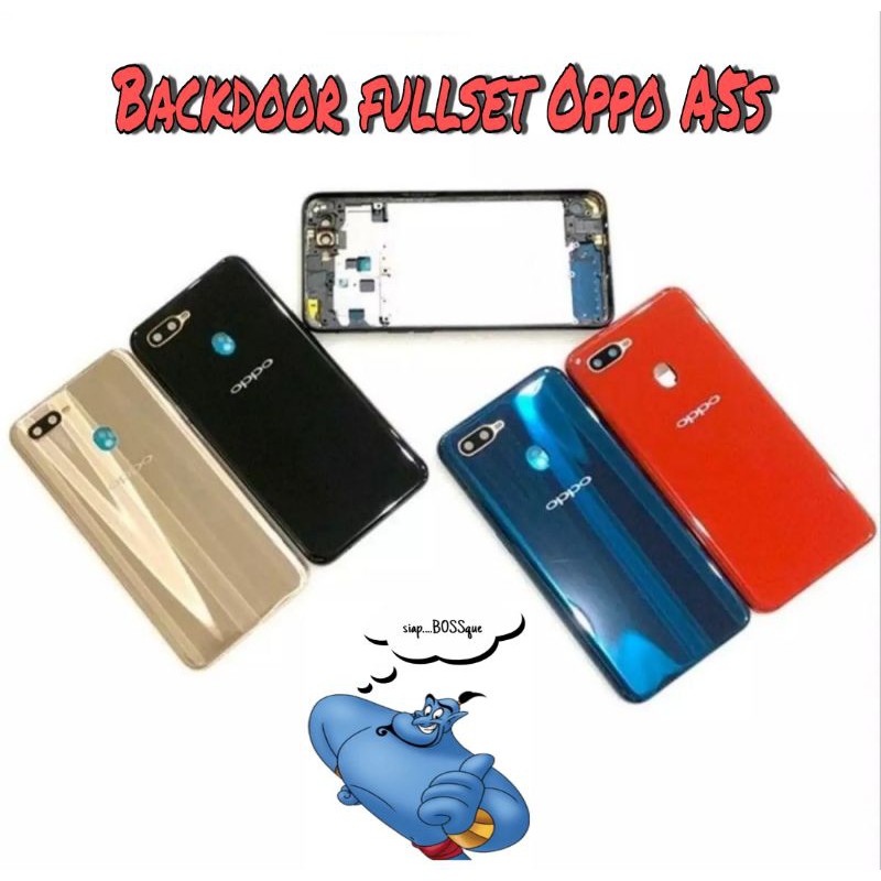 Backdoor Fullset Oppo A5s original casing