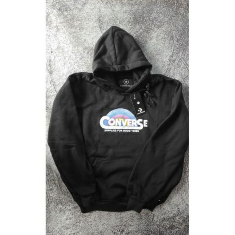 Hoodie Converse all star mountain club nova big logo polos pria distro oversize classic script
