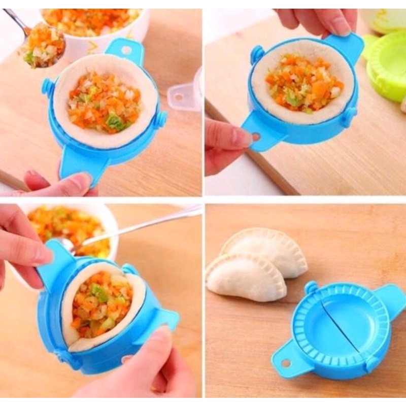 CETAKAN PANGSIT PASTEL DUMPLING GYOZA MOLD MOLDING