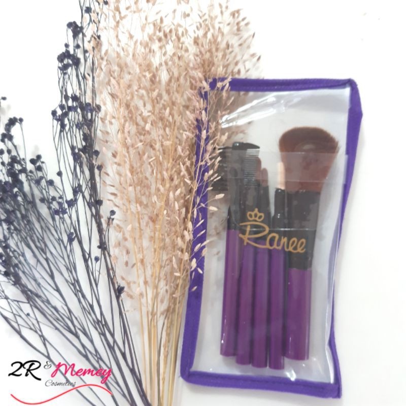 RANEE Cosmetics Brush Set 5 Pcs - Kuas Makeup