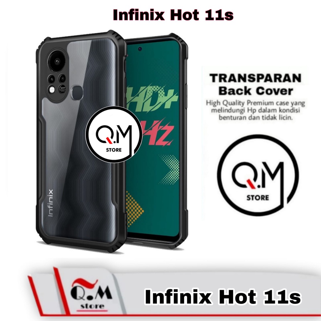 Case Infinix Hot 11s Airbag Shockproof Transparent