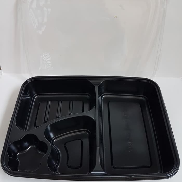 box bento tempat makan sekali pakai kotak nasi misting plastik