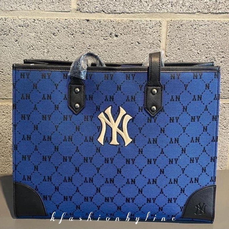 Jual MLB Monogram Diamond Jacquard Shopper Bag New York Yankees 