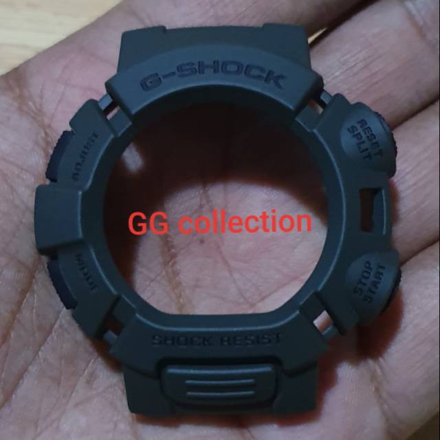 Casio G-Shock Genuine Parts Gshock Mudman G9000-3V Bezel Besel Green Army Hijau Original
