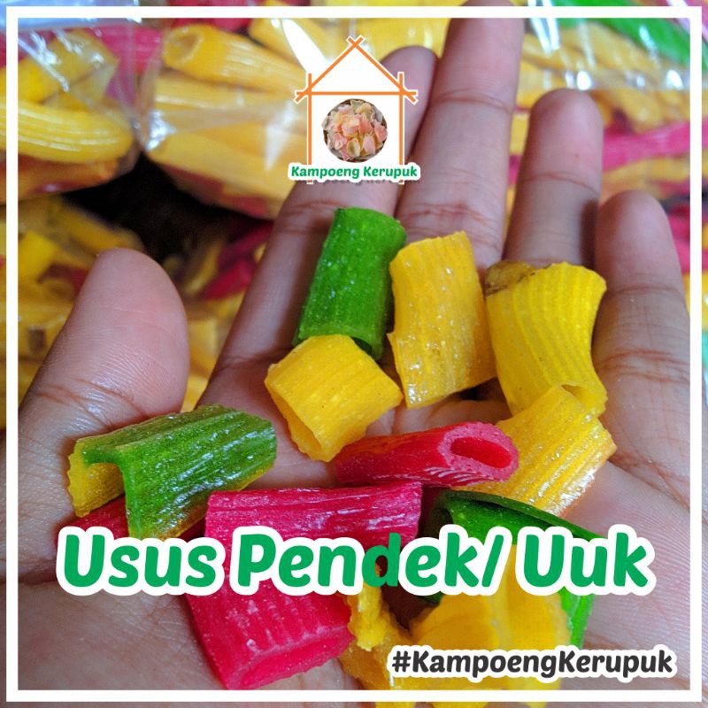 

Krecek / Kerupuk Mentah Usus Pendek / Panjang