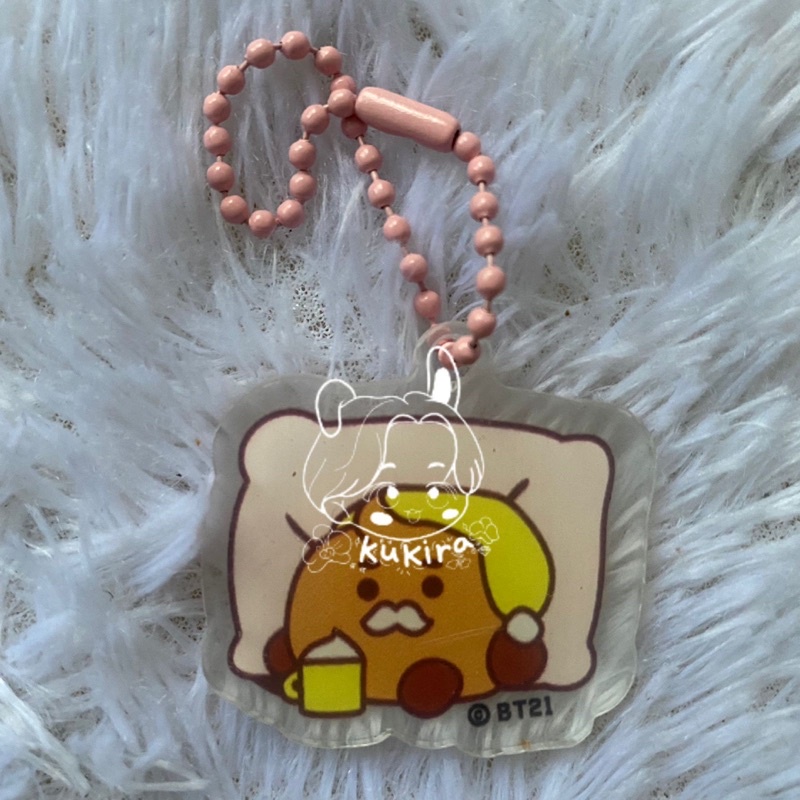 GANTUNGAN KUNCI BTS BT21 BABY RJ KOYA COOKY TATA MANG SHOOKY CHIMMY CUTE KEYCHAIN