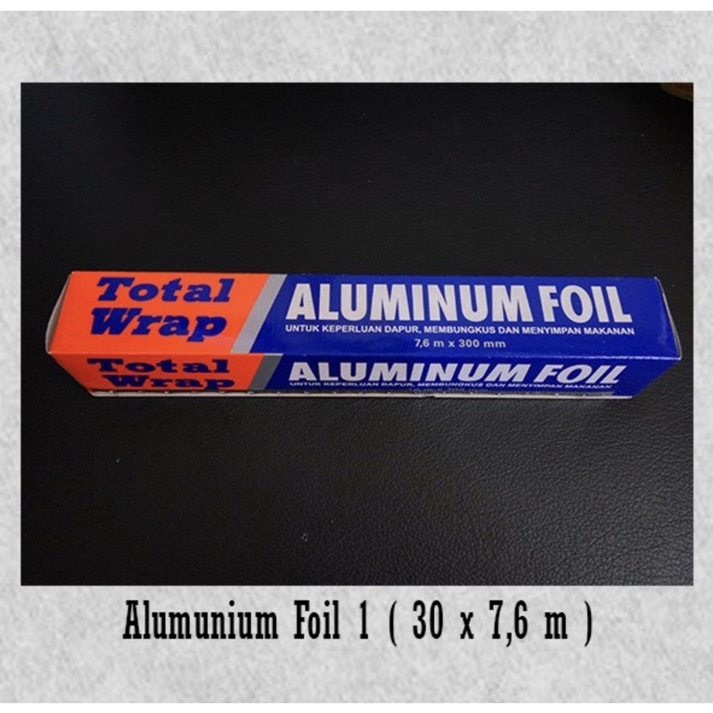 alumunium foil 30cm x 7,6meter untuk makanan