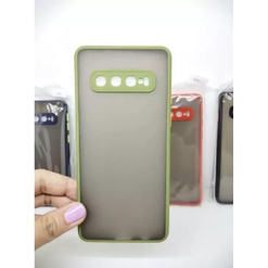 Casing Samsung S10 Dove Matte Transparan Slim Fuze Macaron My Choice Case