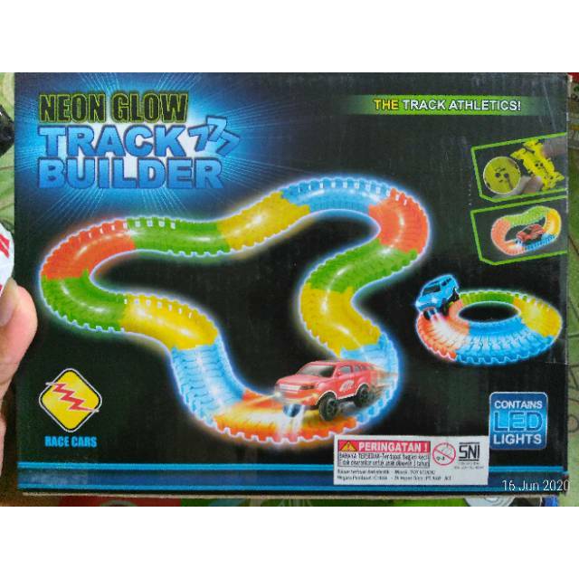 neon glow track cars
