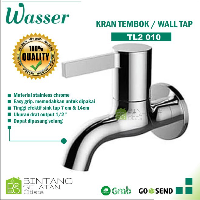 KRAN TEMBOK WASSER/ WALL TAP WASSER TL2 010 ORI