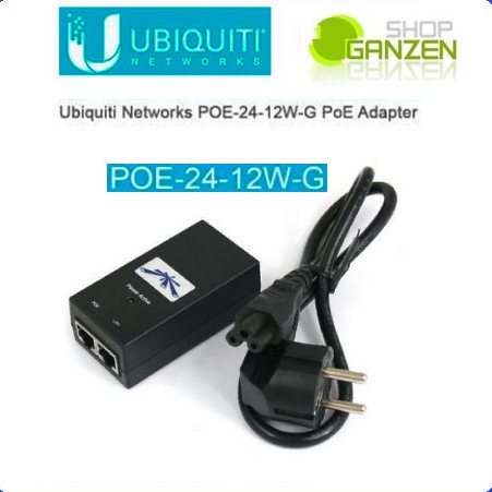 Ubiquiti POE 24-12W-G POE Adaptor PoE Gigabit UBNT POE 24V 12W G