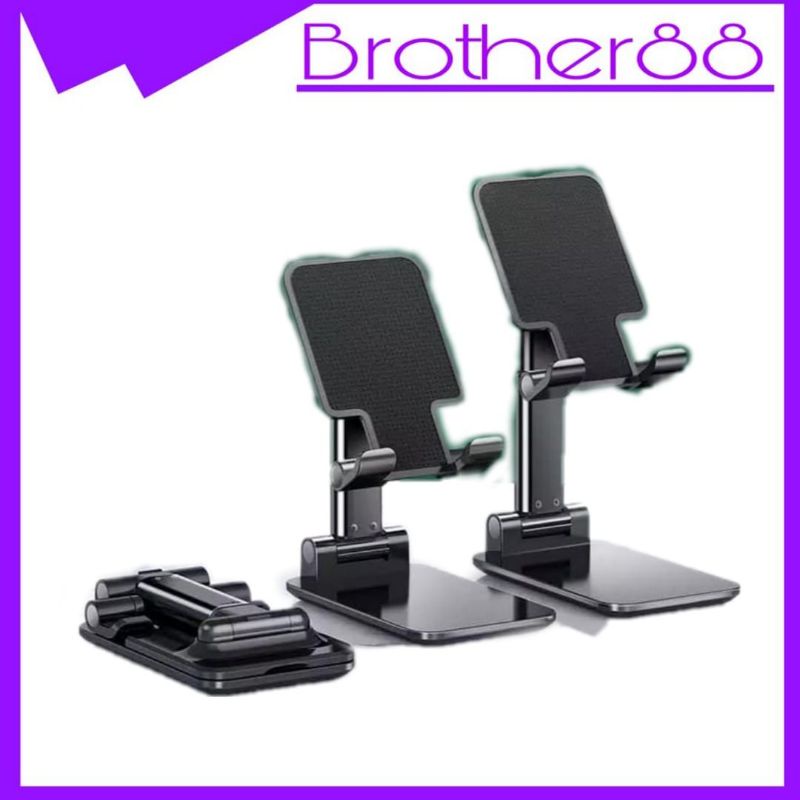 LIFTABLE FOLDABLE PHONE HOLDER STAND HP DIMEJA FOLDING DESKTOP HOLDER PENYANGGA LIPAT TABLET GEN 1