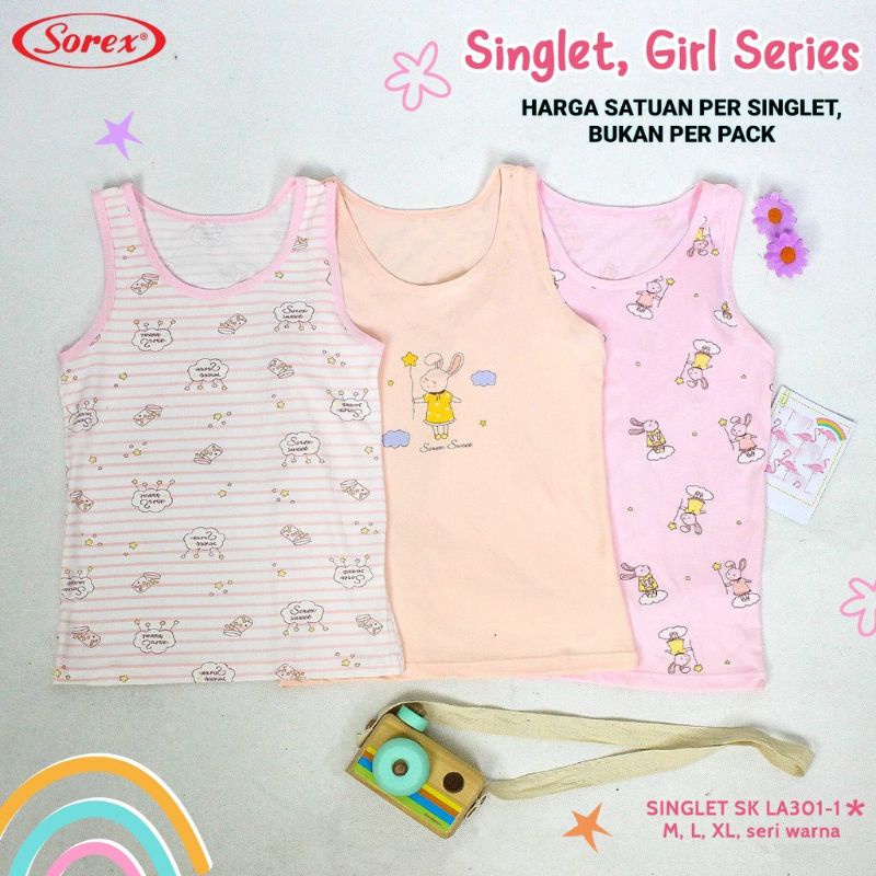 SOREX SINGLET GIRL SERIES LA 301 - ATASAN TANKTOP ANAK PEREMPUAN