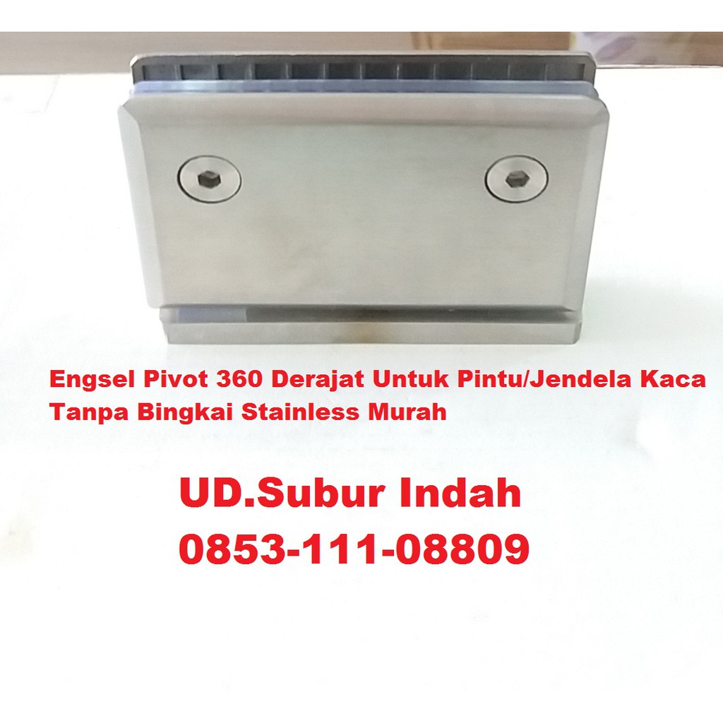 Engsel Pivot 360 Derajat Untuk Pintu Jendela  Kaca  Tanpa  