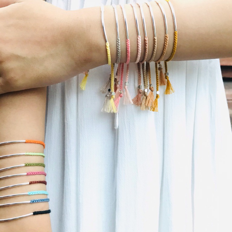 tunnel simple bracelet (gelang, gelang tali, gelang etnik, gelang simpel)