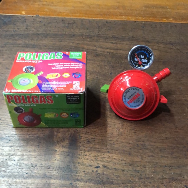 Regulator kompor gas POLIGAS DOUBLE LOCK